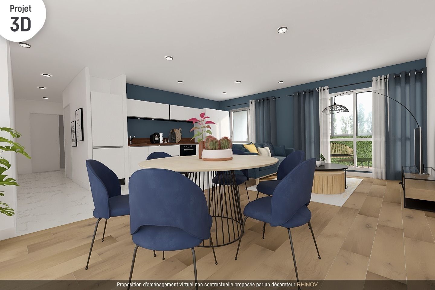 Appartement lumineux et Standing secteur BERGSON