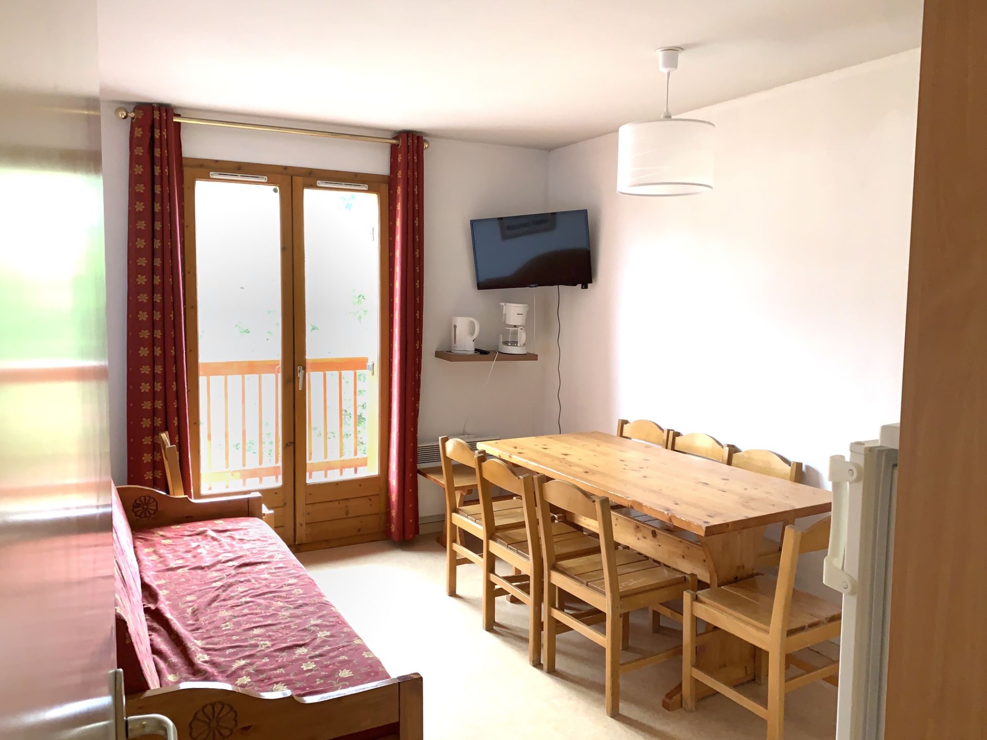 Appartement au pied des pistes de skis