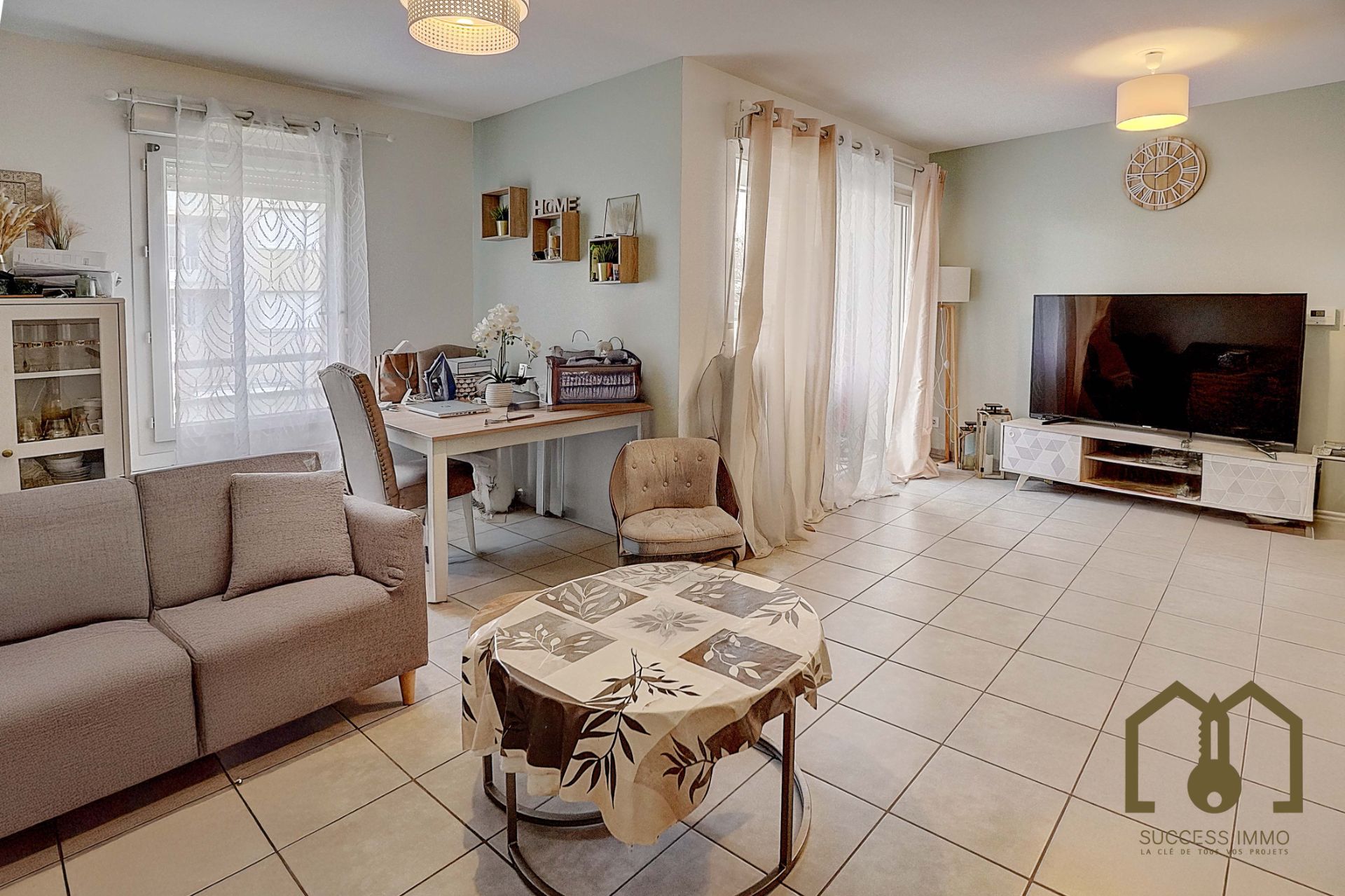 Appartement T3 62,86m² balcon+garage Saint-Priest Centre