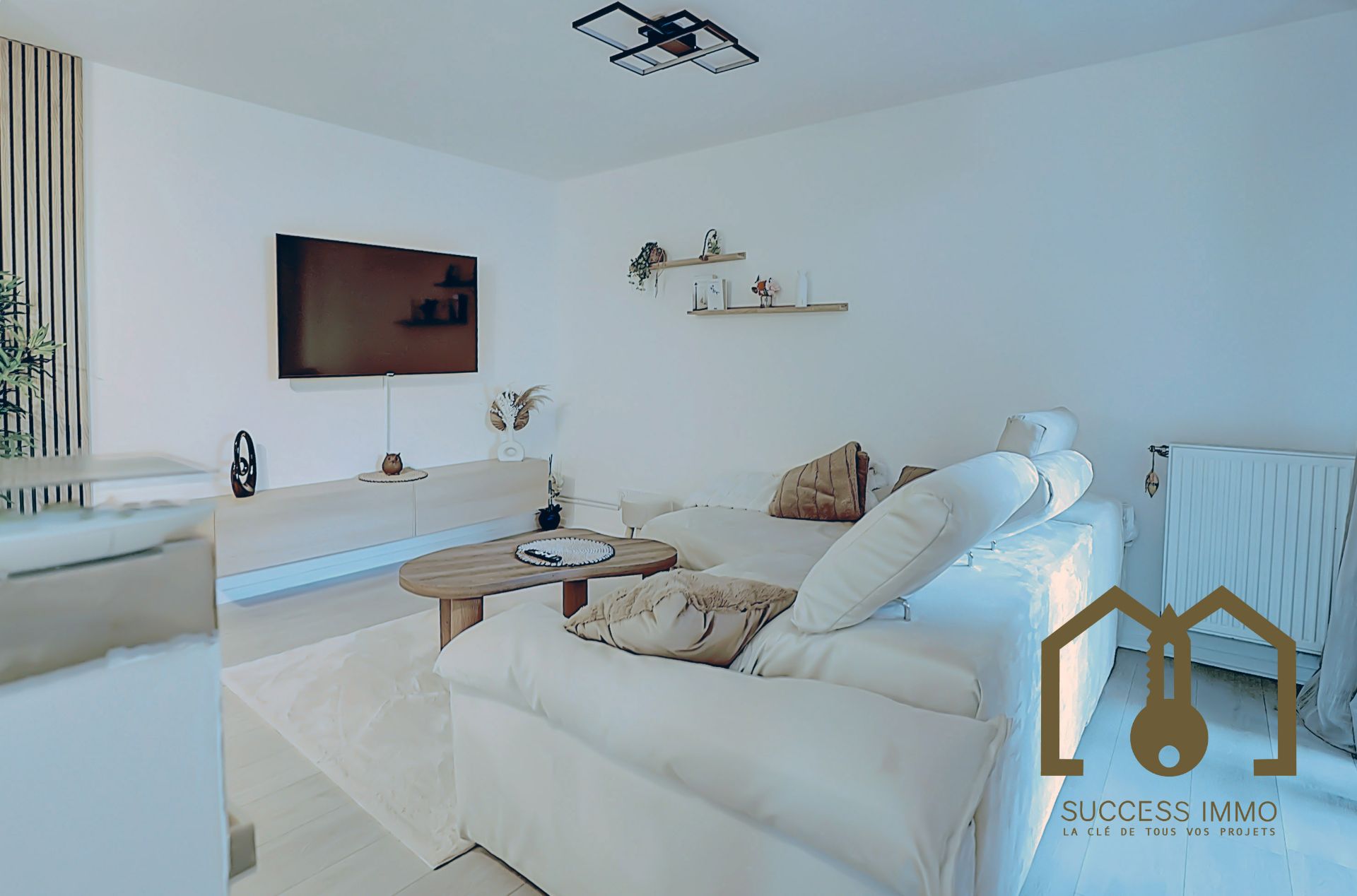 Appartement T2 42,89m² terrasse+parking privé Vaulx-en-Velin Village vente interactive