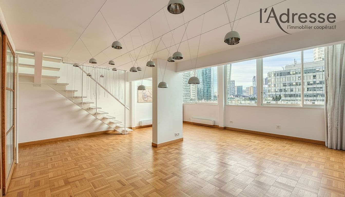 COURBEVOIE / LA DEFENSE appartement  Duplex 6 pièces de 166 m² avec cave