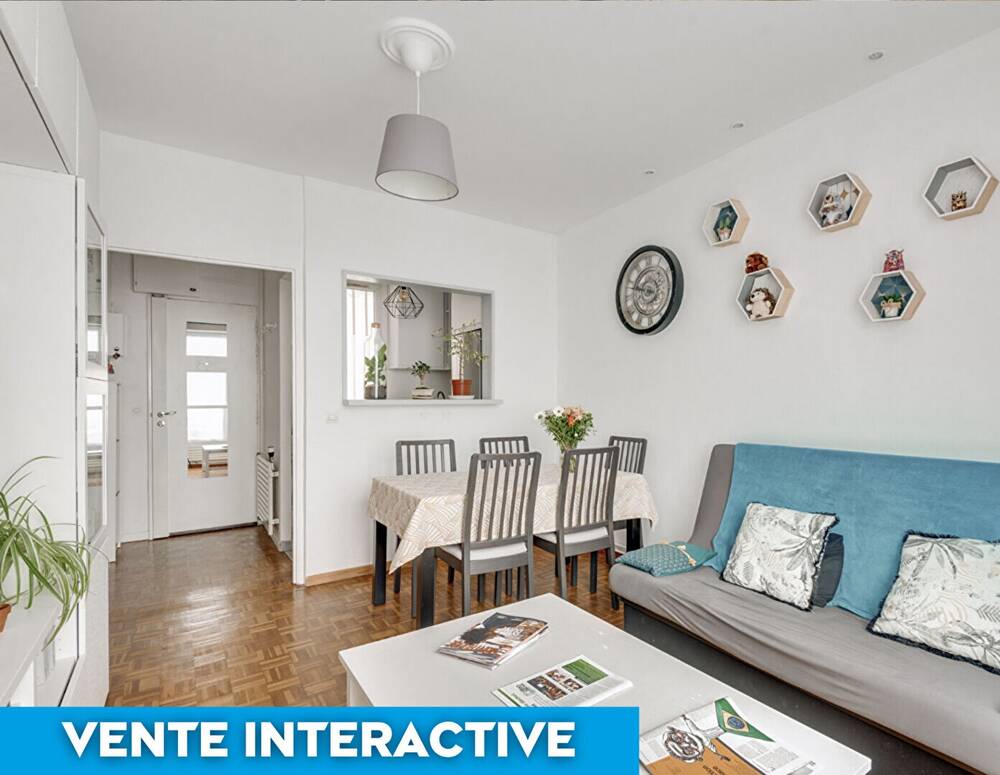 APPARTEMENT 2 PIÈCES LUMINEUX DE 41 m²