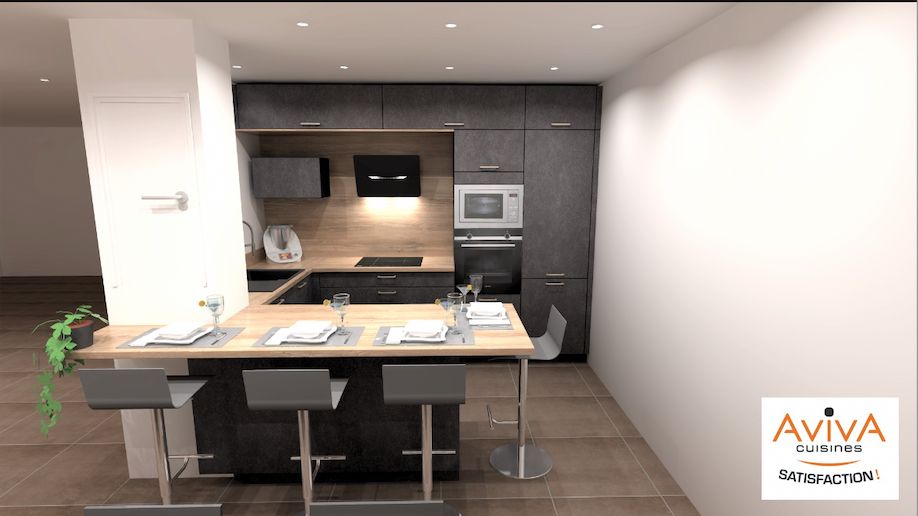 Appartement T3 dernière étage avec terrasse et vue panoramique