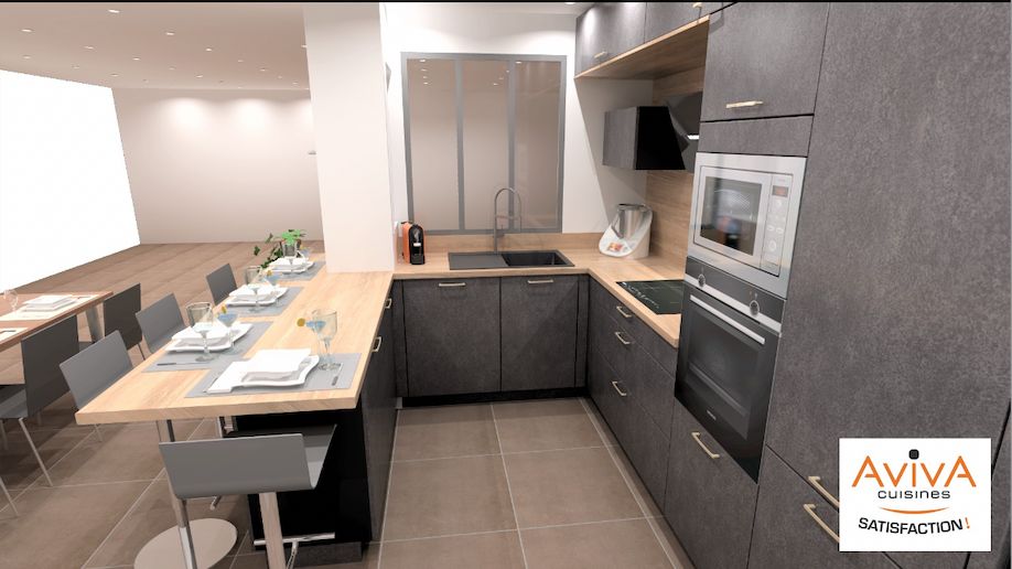Appartement T3 dernière étage avec terrasse et vue panoramique