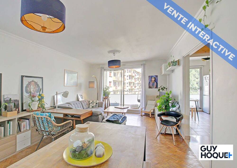 Appartement T4 Villeurbanne 81,77m² balcon+parking