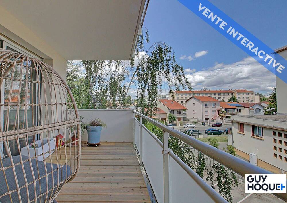 Appartement T4 Villeurbanne 81,77m² balcon+parking