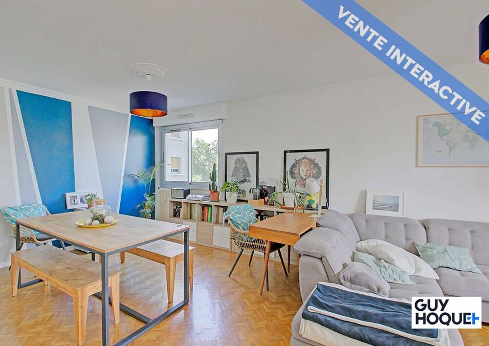 Appartement T4 Villeurbanne 81,77m² balcon+parking