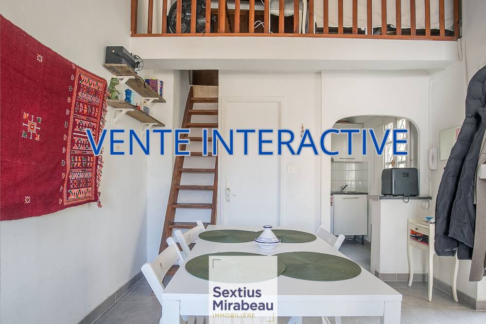 T1 avec mezzanine - Rue Lacépède - Haut du Cours Mirabeau