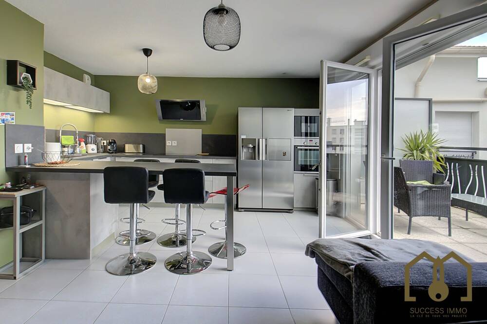 Appartement T3 54m² balcon+garage résidence 2015