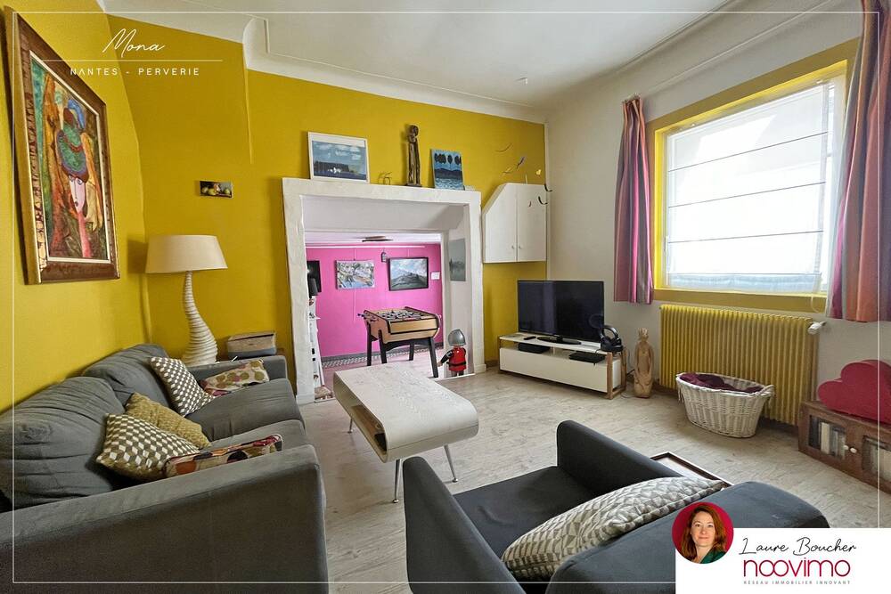 Perverie, Maison 130 m2, 3 ch et 1 bureau, jardin 240 m2 et atelier