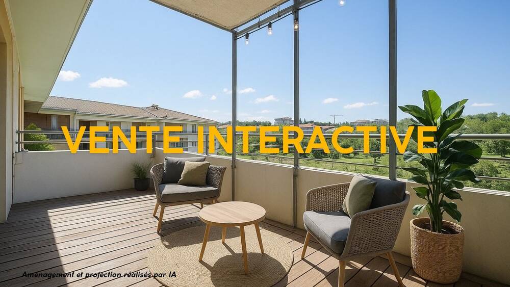 AIX LA DURANNE BASSE T3 71M² DERNIER ETAGE TERRASSE + GARAGE