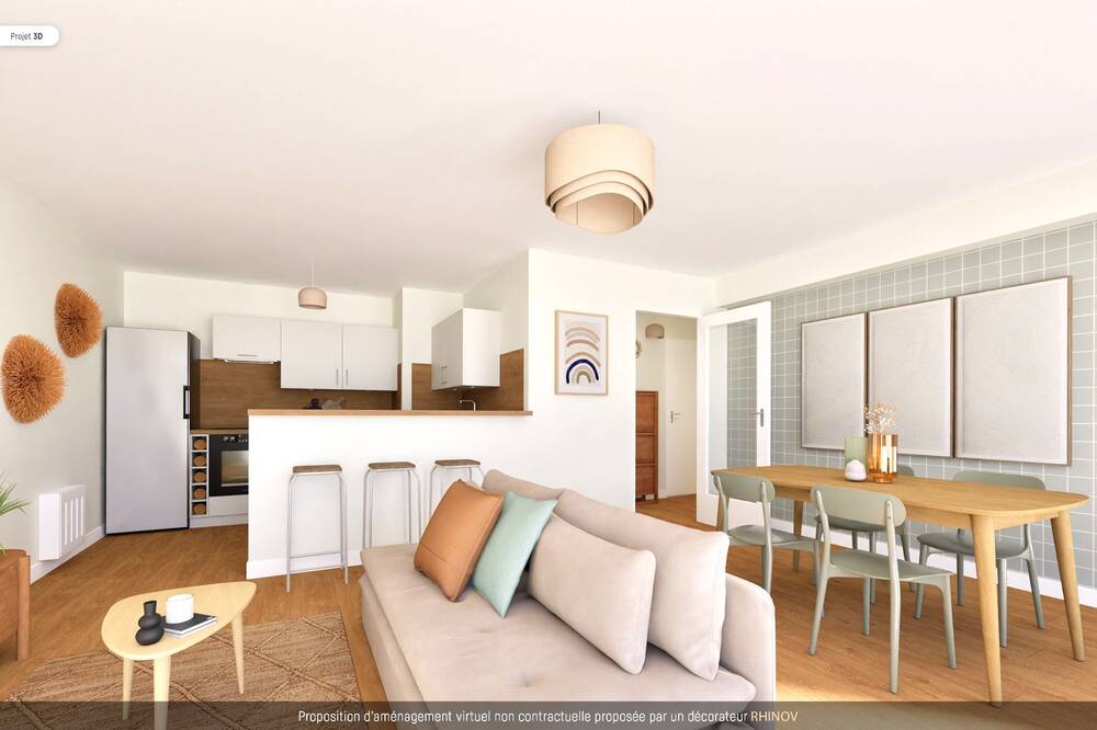 3 pièces - 1er étage - 66m²