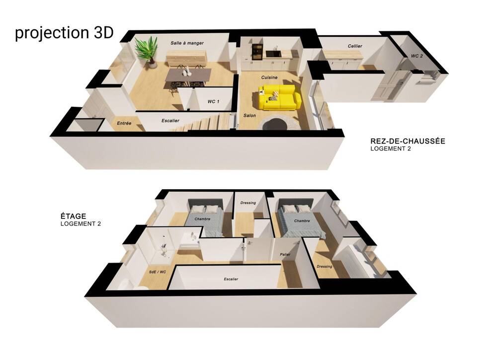 Maison de bourg 83m² à réhabiliter