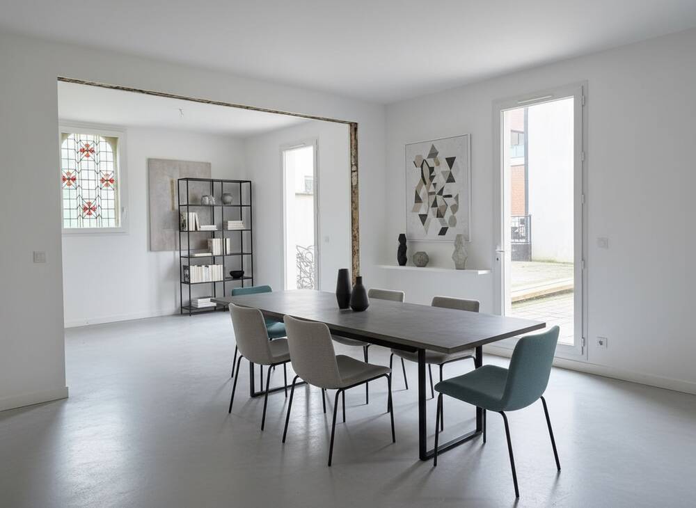 Marcq Bourg - Maison semi individuelle - 4 ch - Garage - Jardin