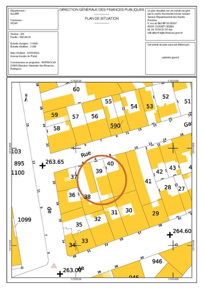 Vichy - Réserve foncière avec ruine construction bois, sur parcelle de 144 m2, à saisir en vente interactive et en exclusivité.