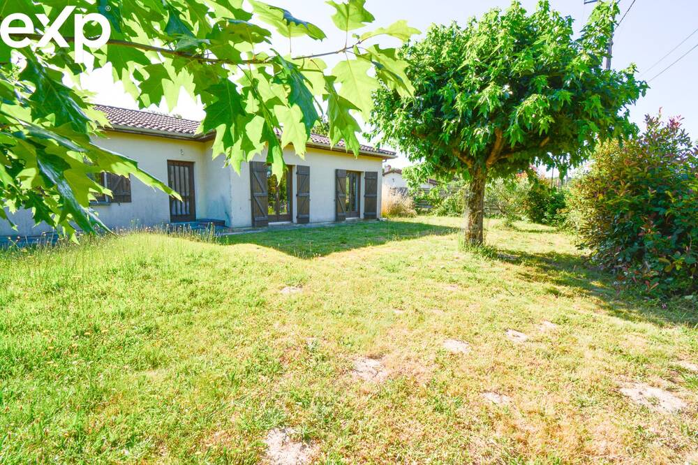 (33210) À (6 mn) Langon– Pavillon de Plain-Pied en Parfait État – 4 Chambres – Garage & Jardin Piscinable