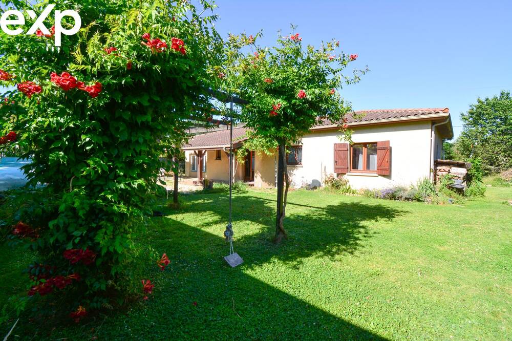 (33210) À (6 mn) Langon– Pavillon de Plain-Pied en Parfait État – 4 Chambres – Garage & Jardin Piscinable