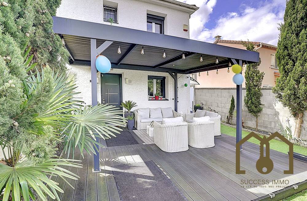 Maison de ville de standing T4 75,46m² 2 terrasses Vaulx-en-Velin la Rize