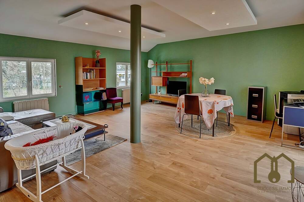 Maison T5 138m² jardin+parking privé Villeurbanne Saint-Jean vente interactive