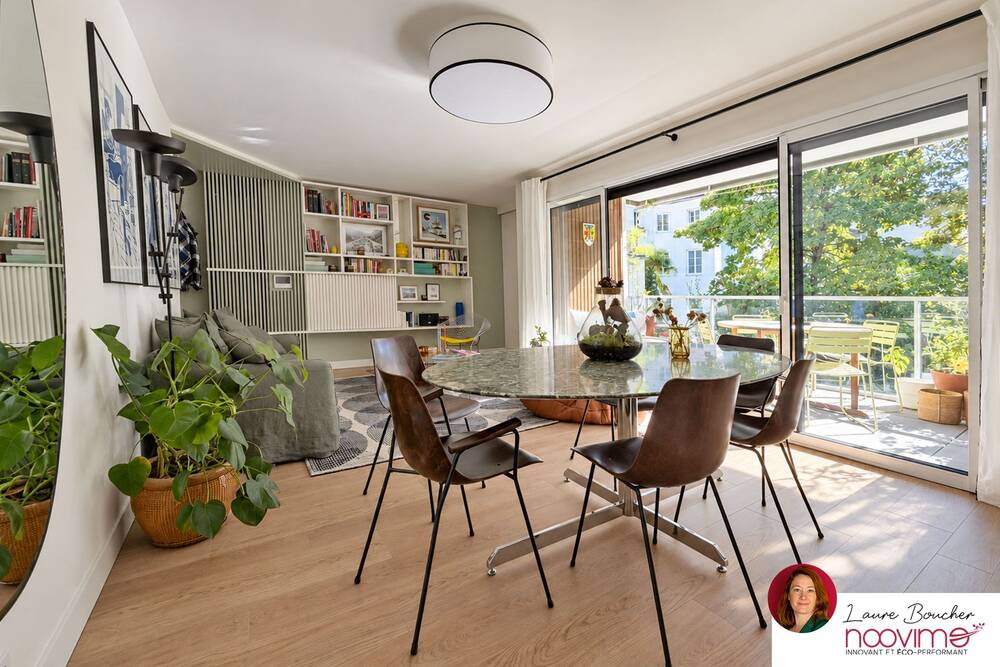 Nantes centre T3 - 74 m2 avec terrasse, garage et vue dégagé