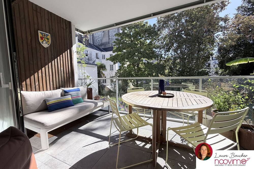 Nantes centre T3 - 74 m2 avec terrasse, garage et vue dégagé